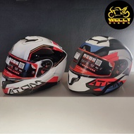 Helmet Atom Flip Up Double Visor MT Helmet SV W17 A7 Quark B5 Full Face
