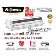 Fellowes Heavy Duty 6 Roller LAMINATOR Venus A3 laminate machine, laminate, Laminator, heavy duty