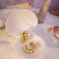 New-Fonney ต่างหูสแตนเลส ไม่ลอกไม่ดำ