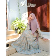 Kyra Dress - Gamis Busui Friendly by Attin Hijab/Gamis Cantik Original