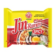 OTTOGI jin ramen มาม่าเผ็ดเกาหลี 오뚜기 진라면 spicy 120 g มาม่าที่แบมแบมกิน