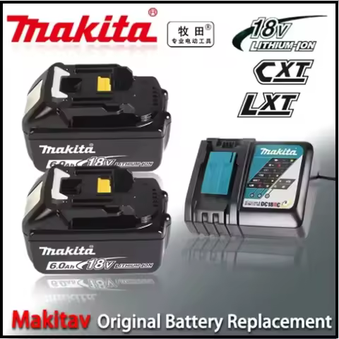 Original Makita BL1860 18V 6 Ah Rechargeable Battery With charger for Makita replacement battery BL1