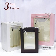 PVC TRANSPARENT PAPER BAG / WINDOW PAPER BAG / TOYS PAPER BAG / FLOWER BOUQUET PAPER BAG / BEG KERTAS JERNIH