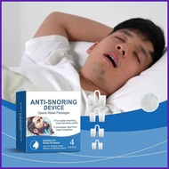 Anti Snoring Aid Reusable Nose Vent Relief Dilator Effective to Relieve Snoring 4Pcs Silicone Nasal 