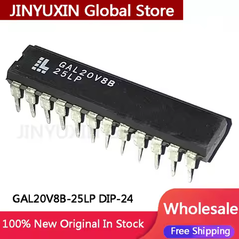 10-100PCs GAL20V8B-25LP GAL20V8 GAL20V8B 25LP GAL20V8B-25LPN DIP-24 IC chip Wholesale