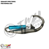 premium-TWH DIO TD002 Motorcycle Racing Muffler Exhaust Pipe for Honda AF17 AF18 AF27 AF28