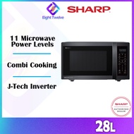 SHARP 28L Inverter Microwave Oven with Grill | Touch Control Panel | Auto Menus | R759EBS
