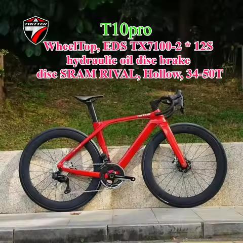 TWITTER T10pro Hydraulic Disc Brake 105 complete set R7120-24Speed Aerodynamic Race T800 Carbon Fibe