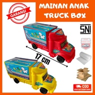 Mainan truk kontainer box kecil mainan truk kontener anak kecil murah LT111