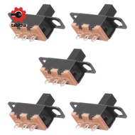 5 Pcs 50V 0.5A 3 Pin 2 Position On/OFF 1P2T SPDT Slide Switch 3 Pin