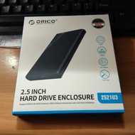 Diskisket Hard Disk External Case Orico 2521U3 2.5 Inch Sata Usb Casing Hdd Ssd