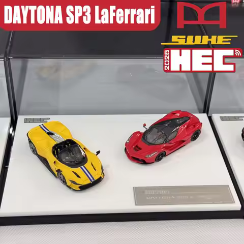 DMH&SUHE 1/64 DAYTONA SP3 LaFerrari 2026 HEC Resin Motor Vehicle Diecast Models Car Toys Collection 