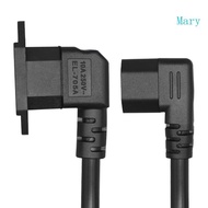 Mary IEC320 C14 to C13 Extension Cord C14 with Screw Holes C13 Female to C14 Male