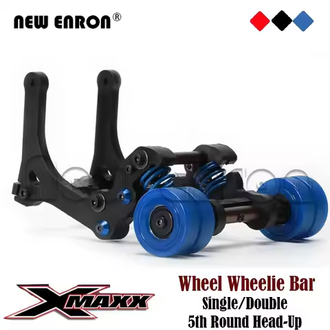 1/5 Single/Double New Spring Head-Up Wheel Tumbling Wheelie Bar Set 5th Round for RC Car Traxxas Xma