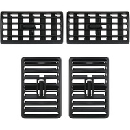 4PCS Center Console Air Vent Grille for Jeep Wrangler TJ 1997-2006 Jeep Cherokee XJ 1997-2001 Dash C