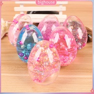  DIY Slime Toy Stretchy Non-sticky Egg Style Faux Pearl Crystal Cloud Anti-stress Vent Toys Colorful Transparent Slime Clay Playing Toys Kid Toy Gift