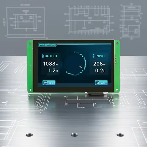 DWIN 5.0 Inch 800*480 HMI TFT LCD IPS Module Capacitive Touch Screen TTL/RS232 UART2/UART4 DMG80480T