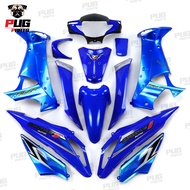 PUGParts ชุดสีเวฟ125i ไฟเลี้ยวบังลม ปี2007 (ชุด14ชิ้น) ชุดสี 125 บังลม ชุดสีเวฟ 125i บังลม ชุดสีบังล