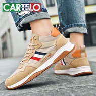 KY/🏅Cartelo Crocodile（CARTELO）Sports Running Shoes Men's Trendy All-Match Casual Men's Shoes Breathable Comfortable Jogg