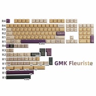 142 Keys GMK Fleuriste Keycaps Cherry profile PBT 5-side Dye Sublimation Mechanical Keyboard Keycap 