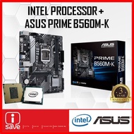 ASUS PRIME B560M-K B560 LGA1200 MOTHERBOARD + Intel 10TH / 11TH GEN CORE PENTIIUM / I3 / I5 / I7 / I