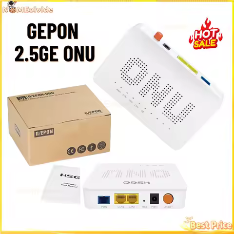 HSGQ 2.5GE ONT Modem Networking Mini Ftth Fiber F460 Xpon EPON ONU, GPON ONU FTTX