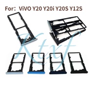 For Vivo Y20 / Y20i / Y20S / Y12s / Y12a SIM Card Tray Slot Holder Adapter Socket Repair Parts