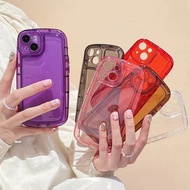 5 Color Soft Thickened Case Available for OPPO A36 A96 A73 A3S A5S F9 A12 AX5S AX7 A9 2020 A92 A54 A78 Shockproof Case Clear Transparent Back Case Cover with Air Bag on Edge Side