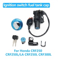 Motorcycle Ignition Switch Fuel Gas Tank Cap Cover Seat Handle Locks Keys For Honda CRF250 CRF 250L 