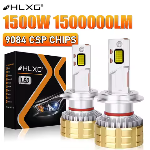 H4 LED Canbus 1500W 9084 CSP Chip LED H7 H1 H11 Car Headlight 9005 9006 Canbus No Error HB3 HB4 9012