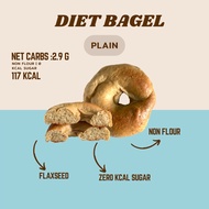 【BUY 5 FREE 1】Low Carbs Bagel,Diet Bagel,Non Flour Bagel,0 kcal Sugar
