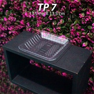 Mica Tray 13.5 x 13.5 - Clear Container - Fruit, Vegetable, Meat, Sausage Container