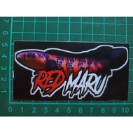 Channa RED MARU TYPE STICKER
