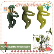 GREATESKOO Plant Support, Practical Cute Plant Propagation Partner, Durable Cup Edge Plant Fixed Hydroponic Plant Stand