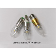 LED Candle Bulb 3W 5W E14 E27