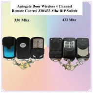 Auto gate Door Wireless 4 Channel  Remote Control 433/330Mhz DIP Switch  (Battery included)+4 Channe+ 433Mhz Receiver