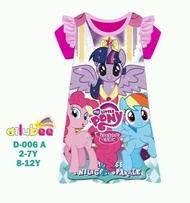 2Y - LITTLE PONY BAJU TIDUR DASTER ANAK CEWEK AILUBEE D006A