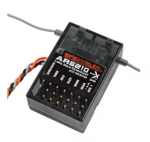 2.4GHz 6CH Receiver Support DSM2 DSMX for Spektrum AR6210 JR Spektrum DX7s DX8 DX9 Dx18 Transmitter