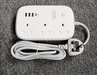 Wifi 智能拖板 三腳插3個 連usb type-c （2米電線）