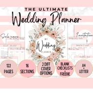 [C73] Wedding Planner Printable Wedding Binder