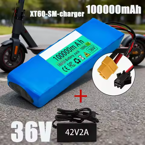 Electric Scooter 36V 10S2P 10Ah 18650 Battery Pack 500W 36v Lithium Li-ion Battery