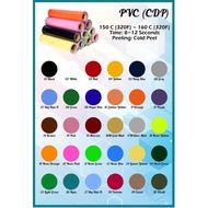 QUAFF PVC Heat Transfer vinyl Neon Color【1meter】 For Tshirt Printing