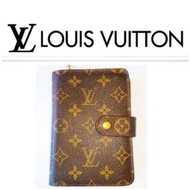 LV 原花 發財夾 多功能 商務筆記本 法國精品 Louise Vuitton長夾 護照套 證件夾 支票夾 多層