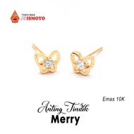 Anting Emas 10K Tindik Model Merry J5Ismoyo