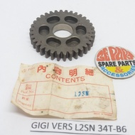 MESIN L2SN 34T B6 Engine Gear Ratio Gear L2 Super Gear