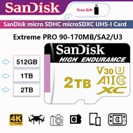 Sandi Micro SD Card Memory Card 512GB 1TB 2TB 90MB/s TF Card