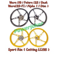 Wave 110/Future 125/Wave Dash 125 110/Alpha/Wave 125 Fi (1 Disc) (Cutting LC135) Sport Rim Siap Bear