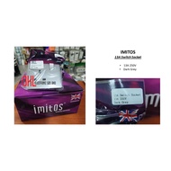 IMITOS 13A SWITCH SOCKET - DARK GREY