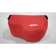Sony A6000 A6300 Nex - Neoprene Soft Camera Cas Bag Pouch - Red