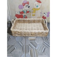 Rattan Basket Square 38, 28, 9